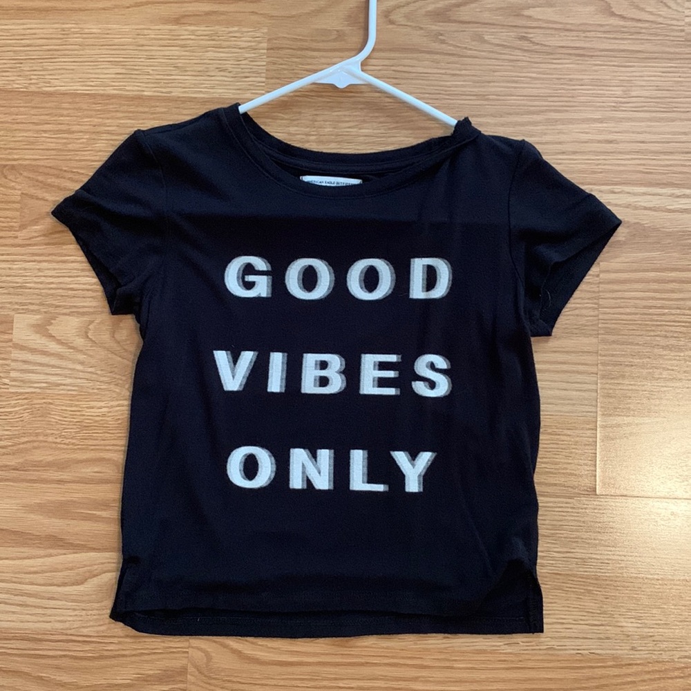 Good Vibes Only Black Top